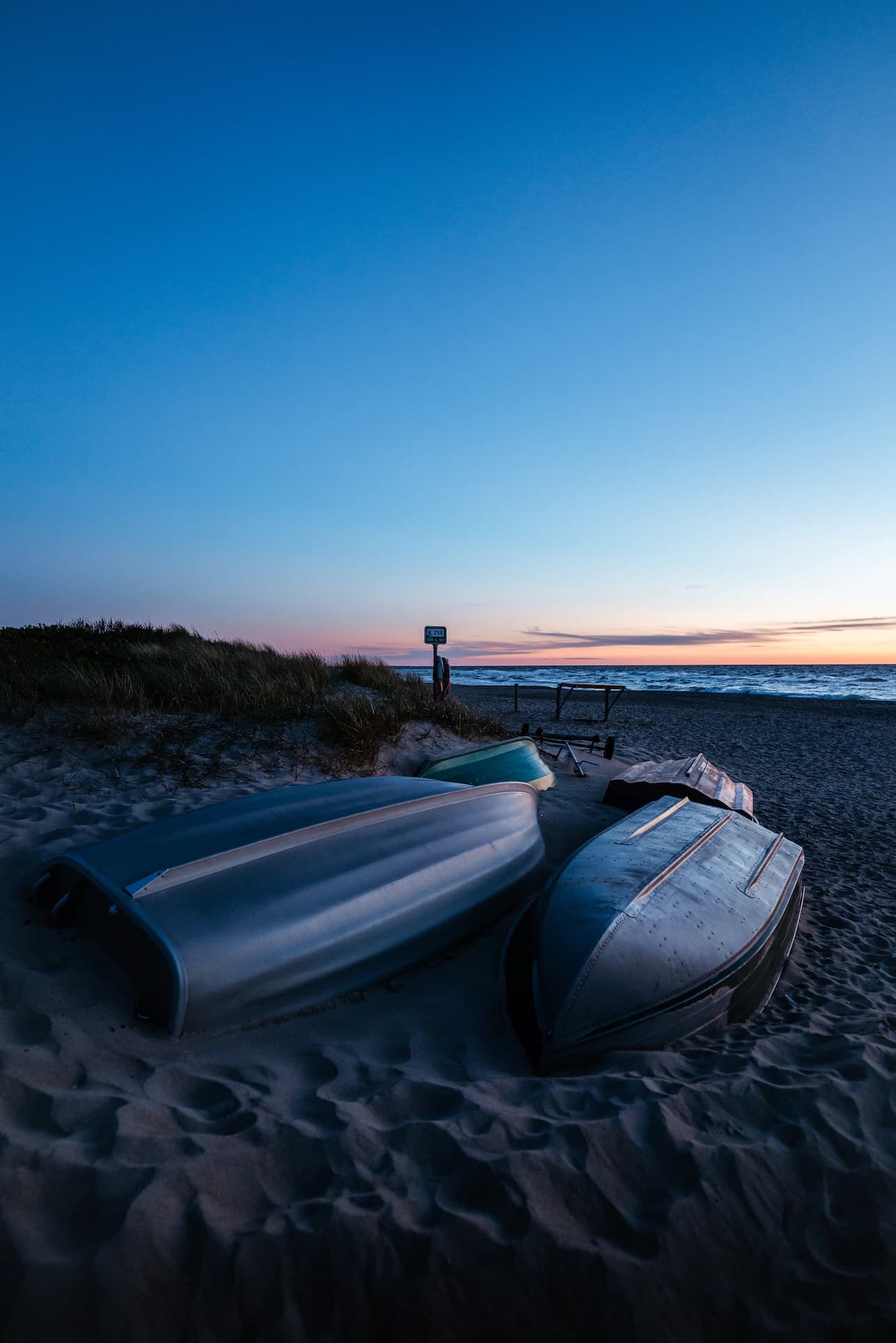 Småbåde ved havet